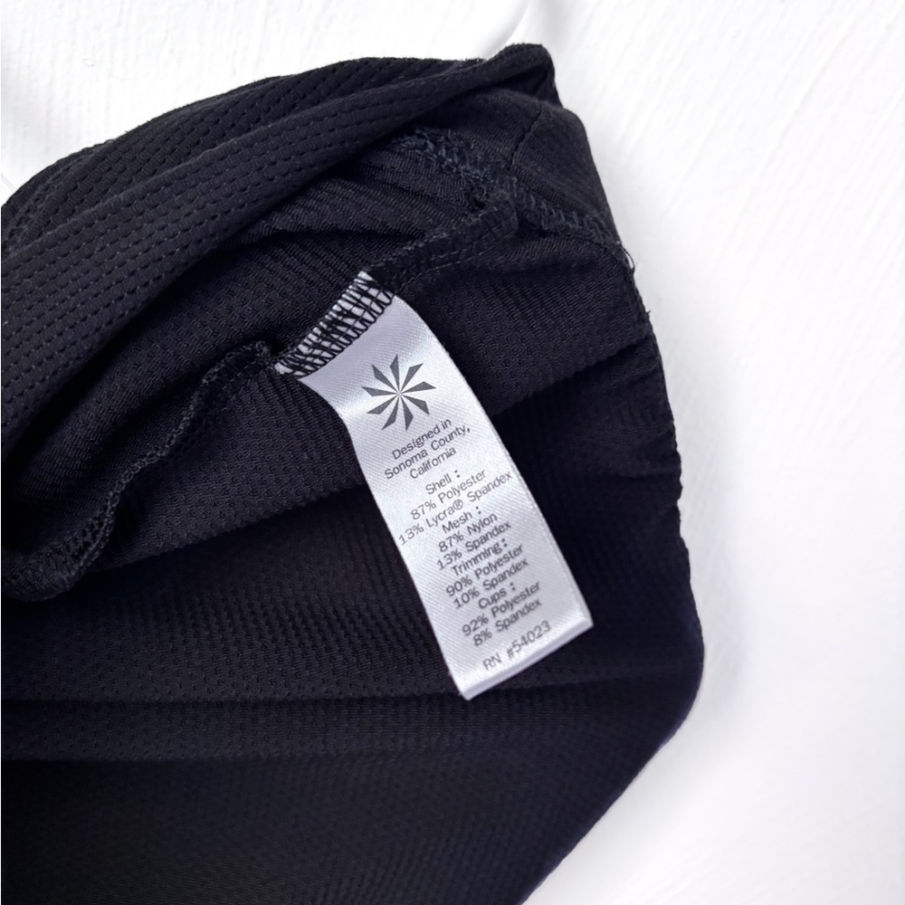 Athleta Tank Miles Top Mesh in Black. size XS - Picture 5 of 5